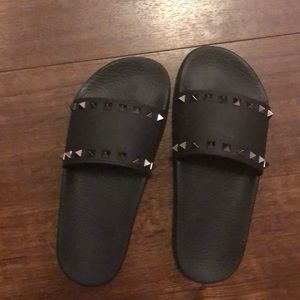 Valentino pool slides, women size 38 (8)